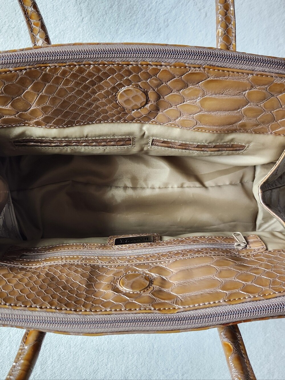 Danier Genuine Leather Shoulder Bag - Caramel Brown - UPDATED - Picture 8 of 12